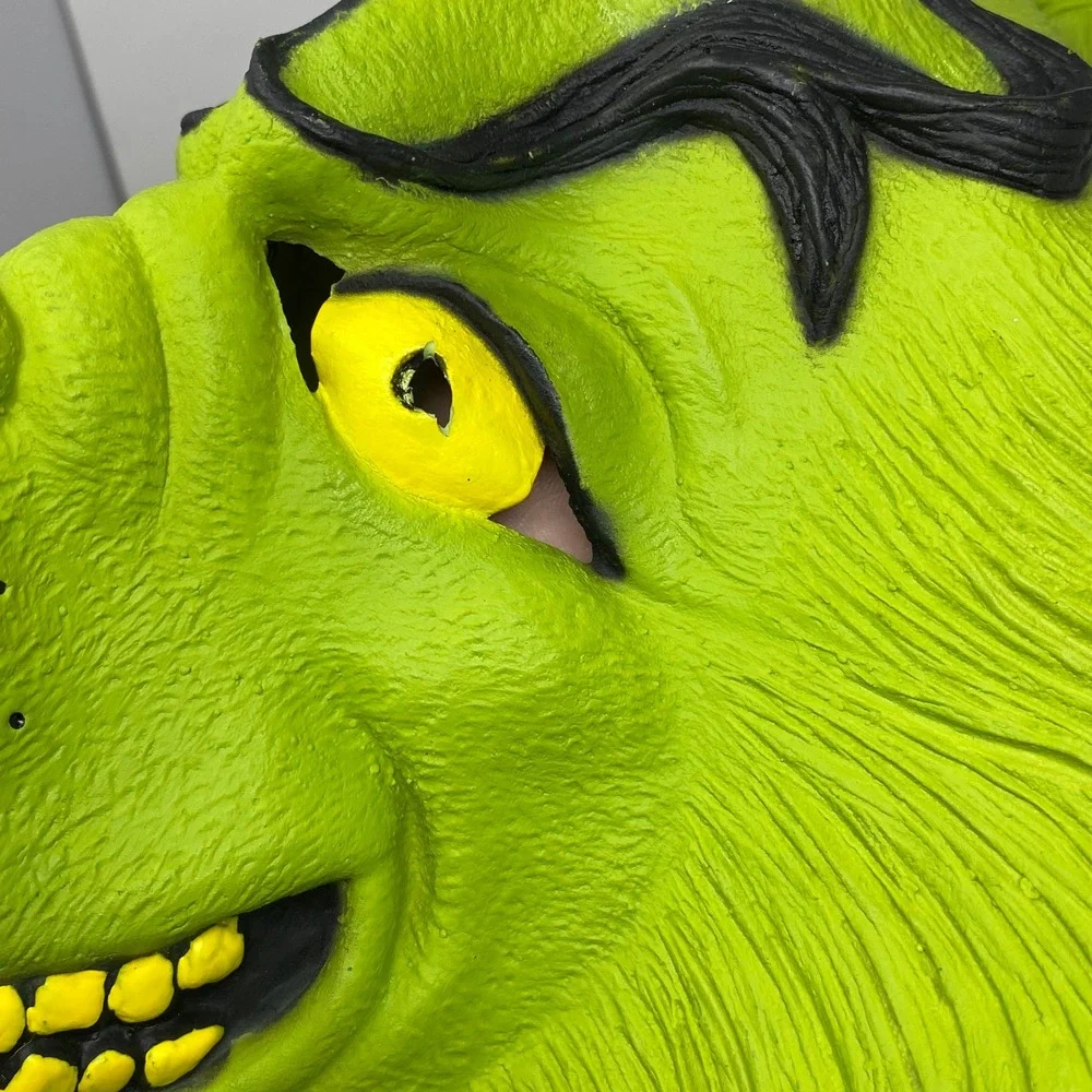 Dr Seuss The Grinch Latex Mask Green Christmas‎ Holiday Costume Accessory Mexico